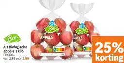 Albert Heijn AH Biologische appels aanbieding