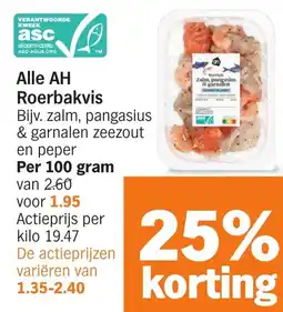 Albert Heijn Alle AH Roerbakvis aanbieding