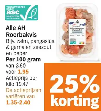Albert Heijn Alle AH Roerbakvis aanbieding