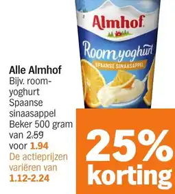 Albert Heijn Alle Almhof aanbieding