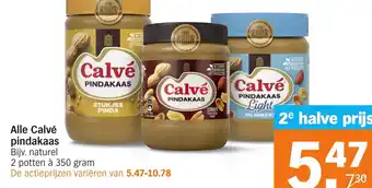 Albert Heijn Alle Calvé pindakaas aanbieding