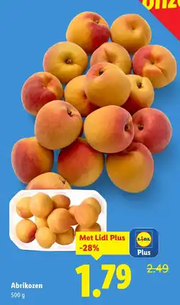 Lidl Abrikozen aanbieding