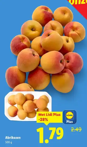 Lidl Abrikozen aanbieding