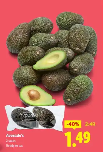 Lidl Avocado aanbieding