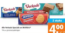 Albert Heijn Alle Verkade Specials en McVitie's aanbieding