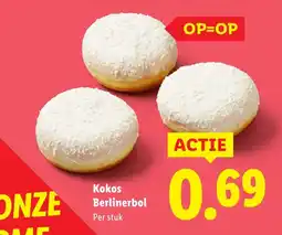 Lidl Kokos Berlinerbol aanbieding