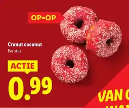 Lidl Cronut coconut aanbieding