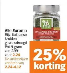 Albert Heijn Alle Euroma aanbieding