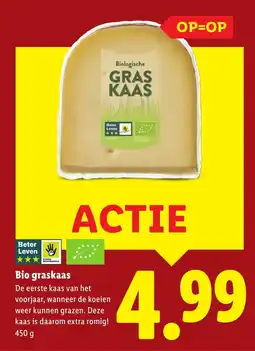 Lidl Bio graskaas aanbieding