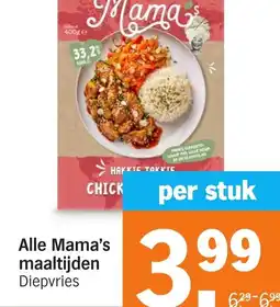 Albert Heijn Alle Mama's maaltijden aanbieding