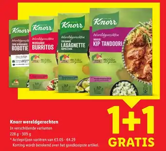 Lidl Knorr wereldgerechten aanbieding