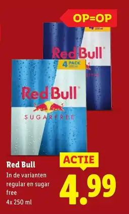 Lidl Red Bull aanbieding