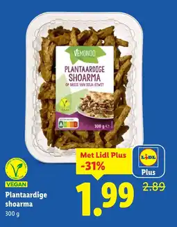Lidl Plantaardige shoarma aanbieding