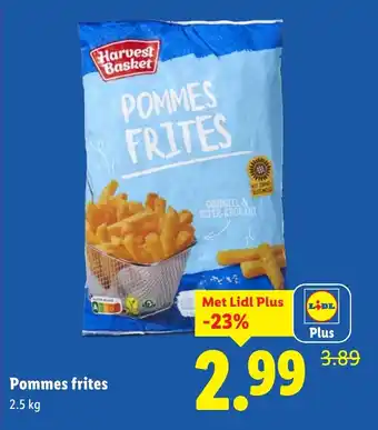 Lidl Pommes frites aanbieding
