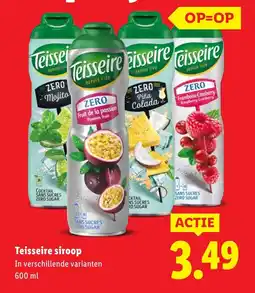 Lidl Teisseire siroop aanbieding