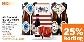 Albert Heijn Alle Brouwerij 't IJ of Liefmans aanbieding