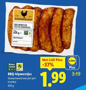 Lidl BBQ-kipworstjes aanbieding