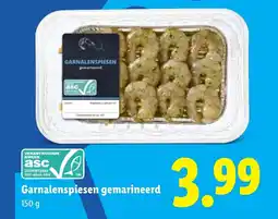 Lidl Garnalenspiesen gemarineerd aanbieding