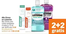 Albert Heijn Alle Elmex en Listerine aanbieding