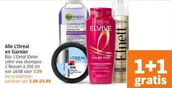 Albert Heijn Alle L'Oréal en Garnier aanbieding
