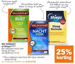 Albert Heijn Alle Valdispert of Shiepz aanbieding
