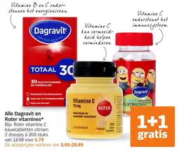 Albert Heijn Alle Dagravit en Roter vitamines aanbieding