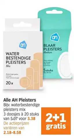 Albert Heijn Alle AH Pleisters aanbieding