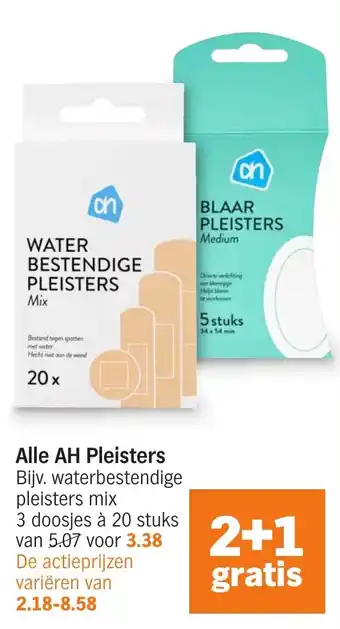 Albert Heijn Alle AH Pleisters aanbieding