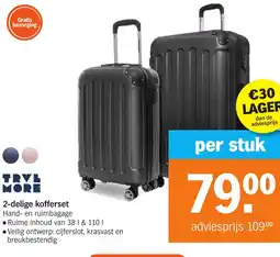 Albert Heijn 2-delige kofferset aanbieding