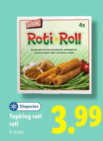 Lidl Topking roti roll aanbieding