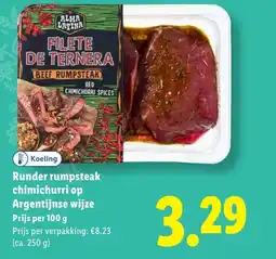 Lidl Runder rumpsteak chimichurri op Argentijnse wijze aanbieding