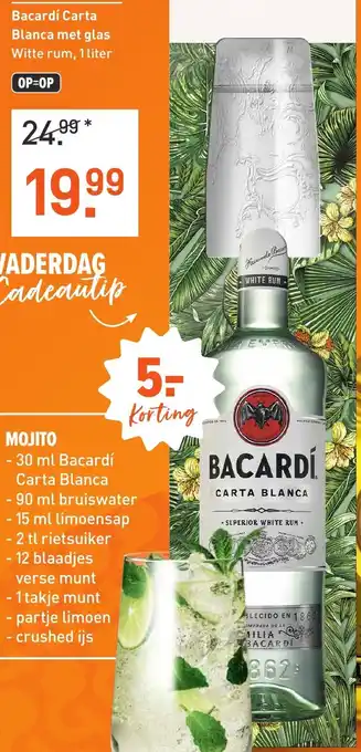 Albert Heijn Bacardi Carta Blanca aanbieding