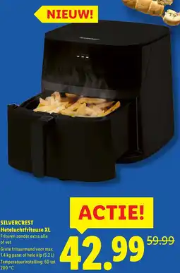 Lidl SILVERCREST Heteluchtfriteuse XL aanbieding
