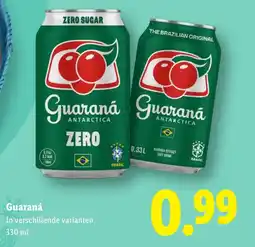 Lidl Guaraná aanbieding