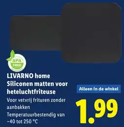 Lidl LIVARNO home Siliconen matten voor heteluchtfriteuse aanbieding