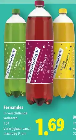 Lidl Fernandes aanbieding