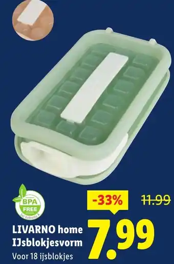 Lidl LIVARNO home IJsblokjesvorm aanbieding