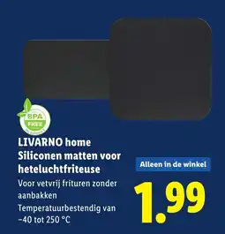 Lidl Livarno home siliconen matten aanbieding