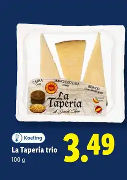 Lidl La Taperia trio aanbieding