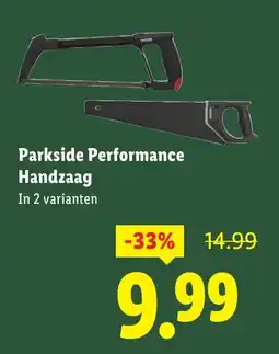 Lidl Parkside Performance Handzaag aanbieding