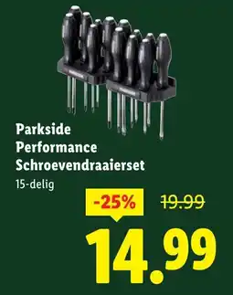 Lidl Parkside Performance Schroevendraaierset aanbieding