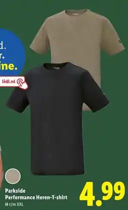 Lidl Parkside Performance Heren-T-shirt aanbieding