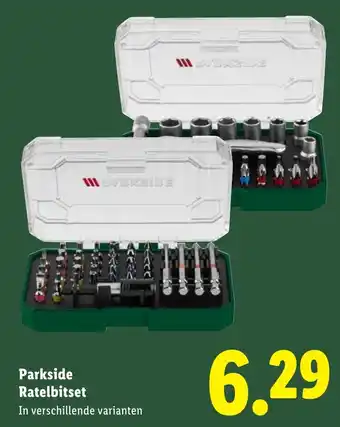 Lidl Parkside Ratelbitset aanbieding