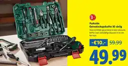 Lidl Parkside Gereedschapskoffer 95-delig aanbieding
