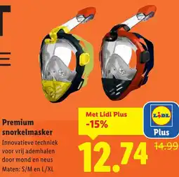Lidl Premium snorkelmasker aanbieding