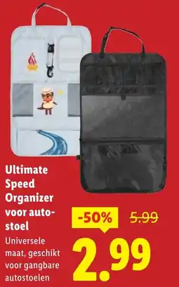 Lidl Ultimate Speed Organizer voor autostoel aanbieding