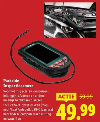Lidl Parkside Inspectiecamera aanbieding