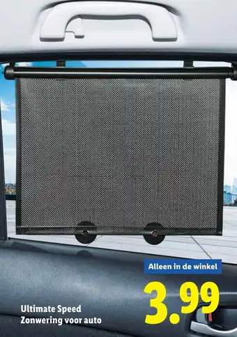 Lidl Ultimate Speed Zonwering voor auto aanbieding