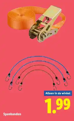Lidl Spanbanden aanbieding
