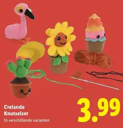 Lidl Crelando Knutselset aanbieding